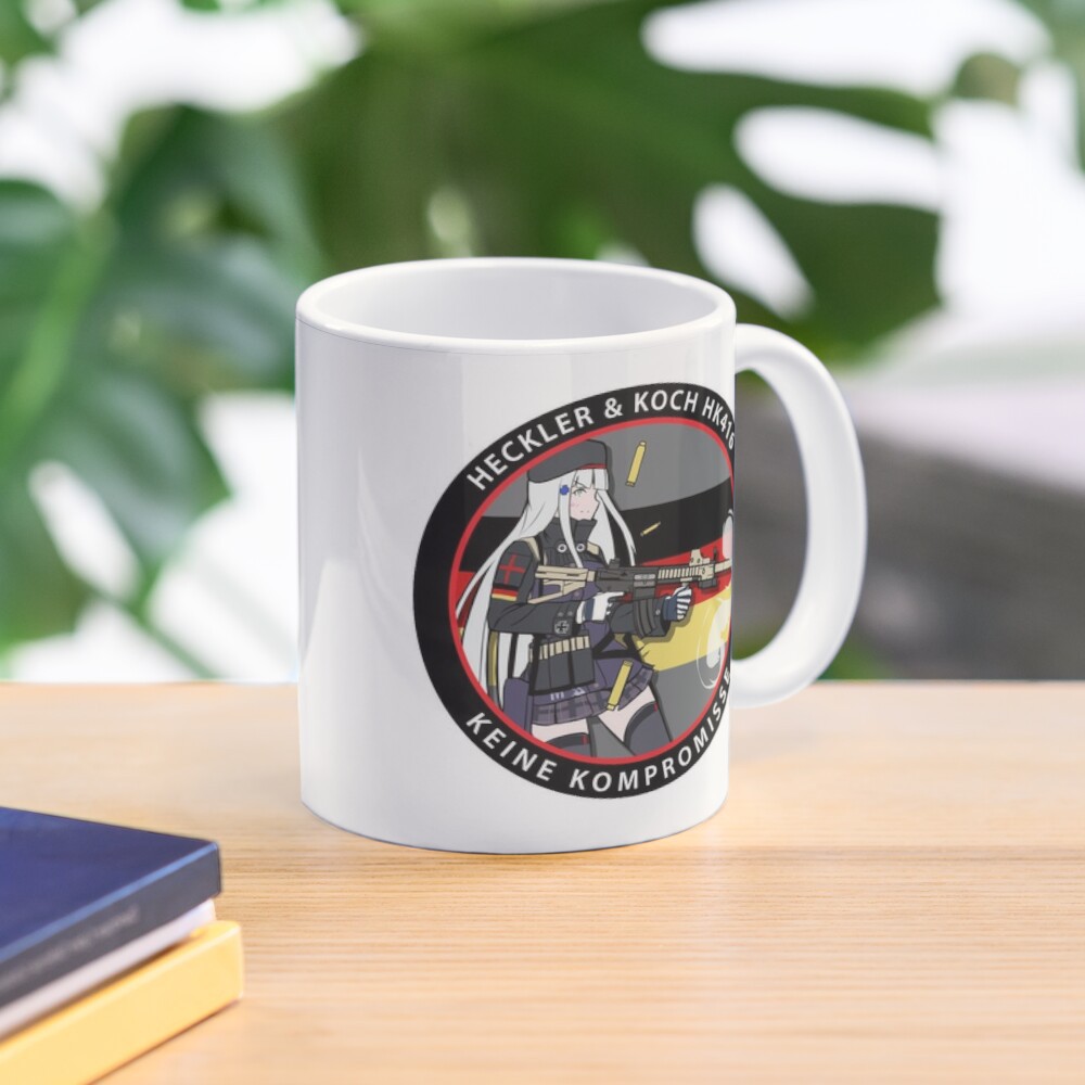 Mug Gelas Cangkir Girls Frontline HK416 T Doll