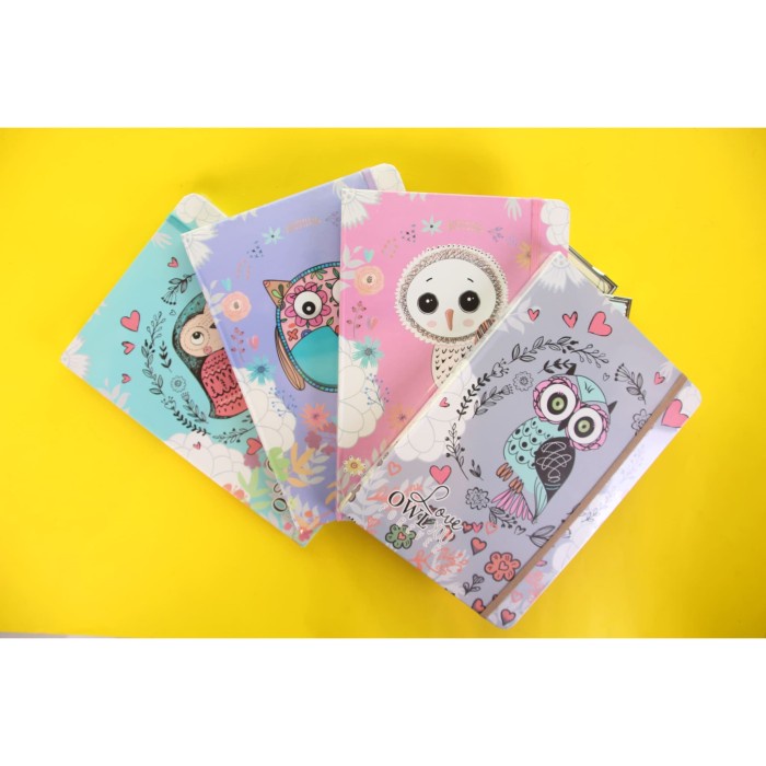 

Spesial Notebook Buku Catatan A5 Unicorn Owl Cat Flower Sakura 5800 Trendi