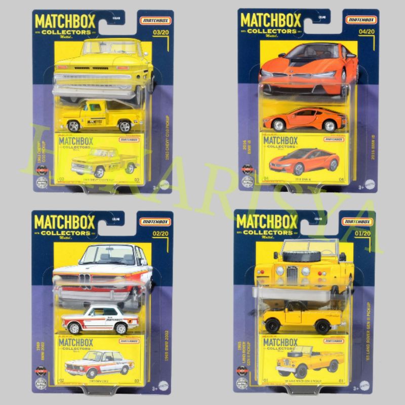 Hot Wheels Matchbox Collectors 2021 Land Rover BMW 2002 i8 Chevy C10 Hotwheels Series