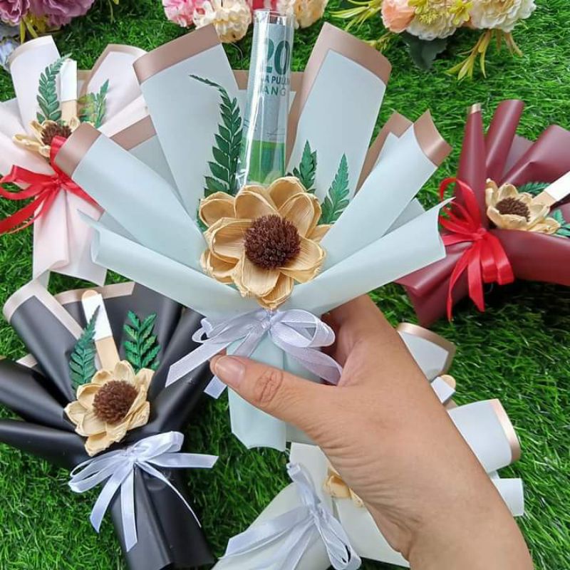 

mini bucket mini bouqet lebaran gift