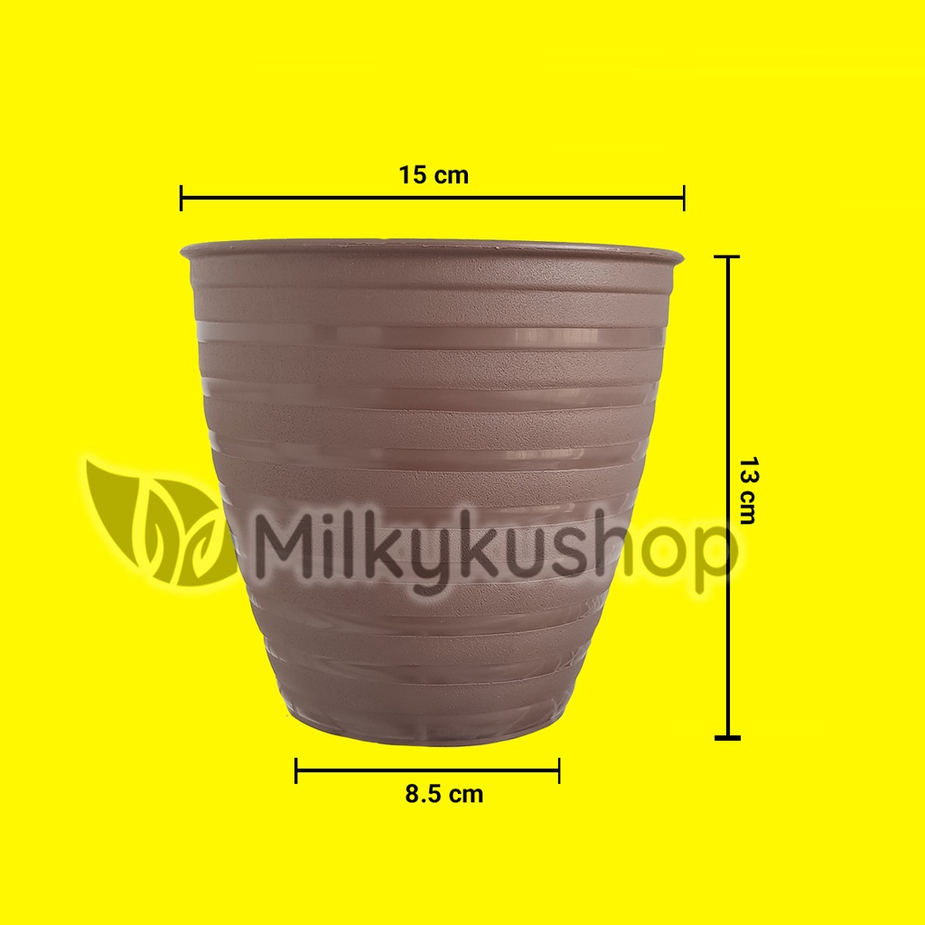 POT SJP 15 RAJA LEBAH PIRUS WARNA 15 CM - POT BUNGA TANAMAN