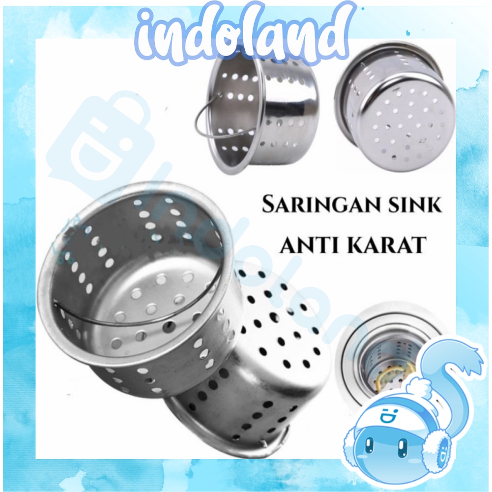 ☀INDOLAND☀ SARINGAN AFUR / SARINGAN SINK STAINLESS / SINK CUCI PIRING / SARINGAN WASTAFEL R628