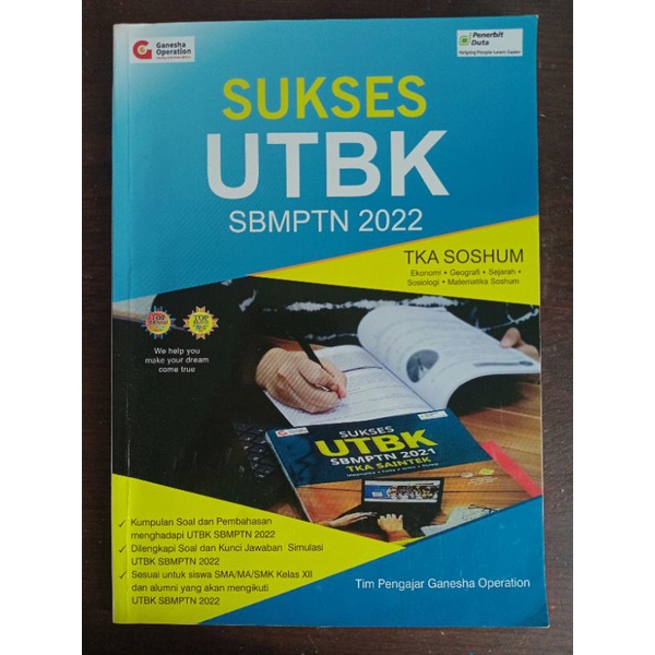 Buku UTBK GO Soshum // Ganesha Operation 2022