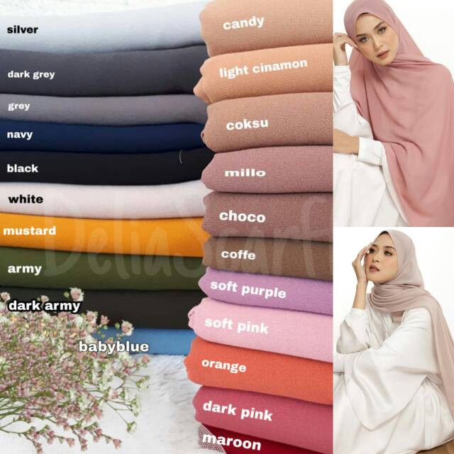 [COD]PASHMINA CERUTY BABY DOLL POLOS/PASHMINA CERUTY INSTAN IMPORT