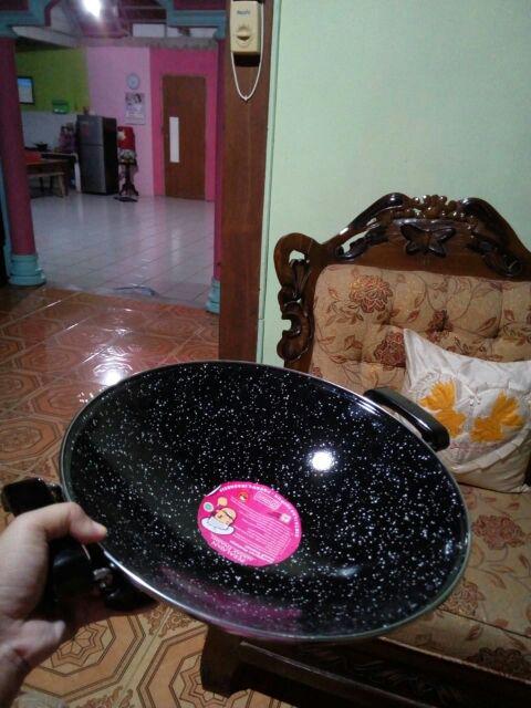 Wajan Royal Wok Enamel 35 Cm/maspion