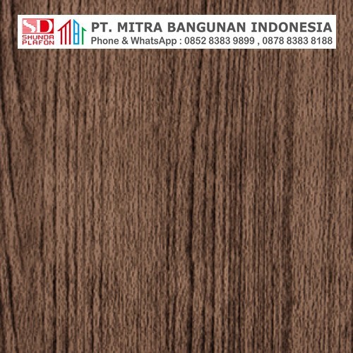 Shunda Plafon PVC - Natural Wood - Brown Maple Wood Grain - PL 08.019