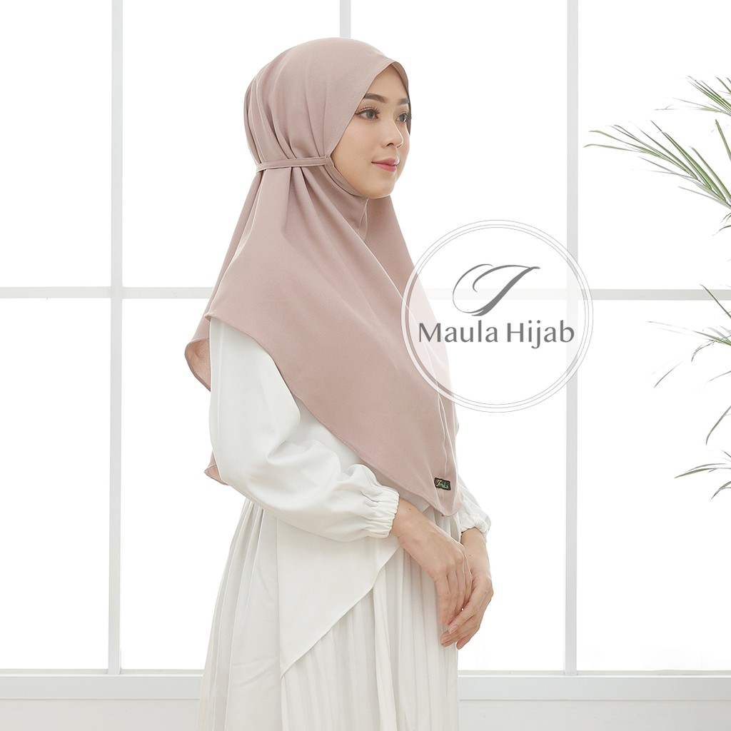 KHIMAR TALI TANPA PET AISHAA Maula Hijab Jilbab  Kerudung 