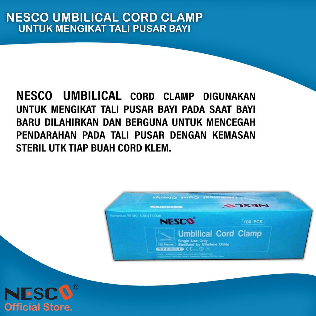 Nesco Umbilical Cord Clamp untuk mengikat tali pusar bayi