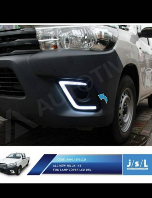 LED DRL foglamp cover all new Hilux jsl