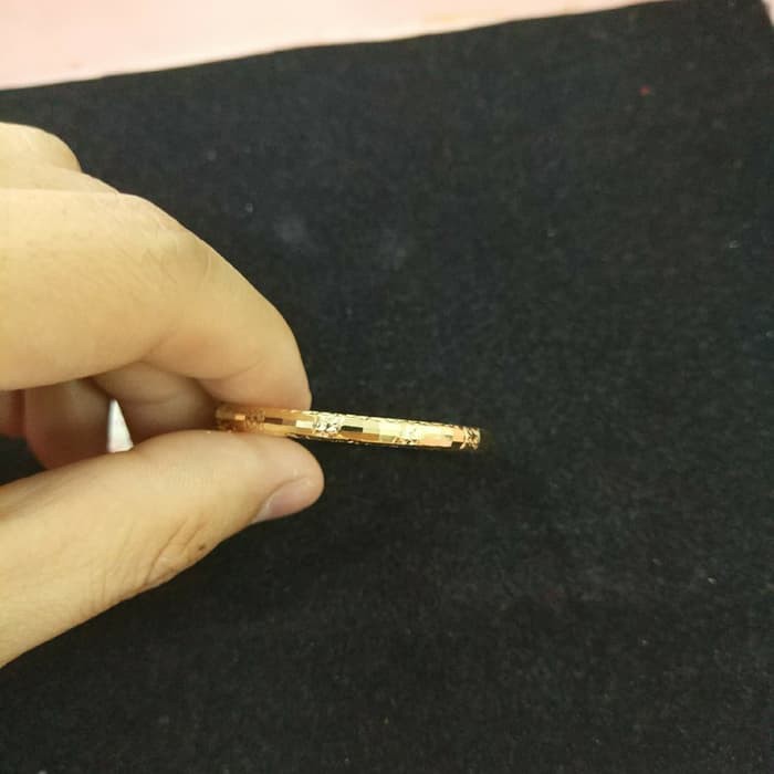 Jual Gelang Emas Bayi Ukir Kaca