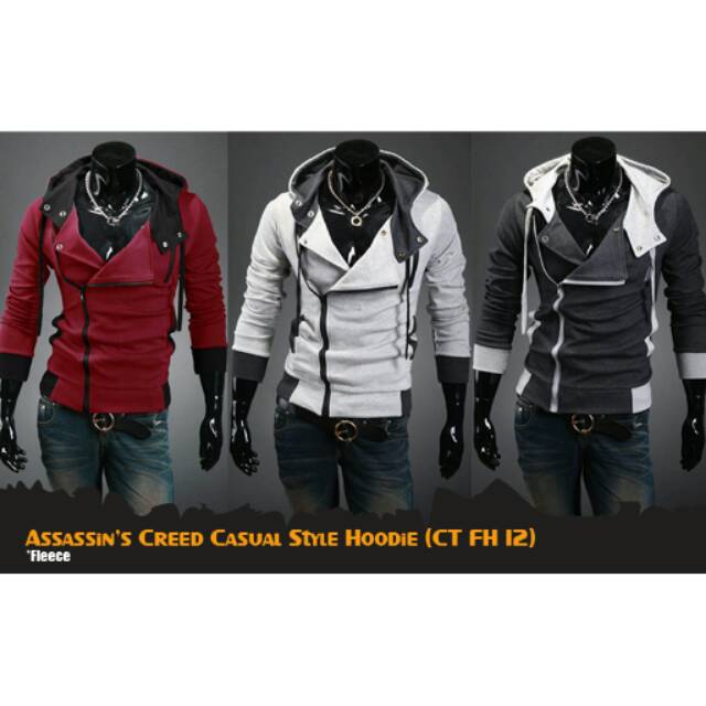 Jaket Anime Game Assassin's Creed Casual Harakiri Jacket Hoodie (CT FH 12)