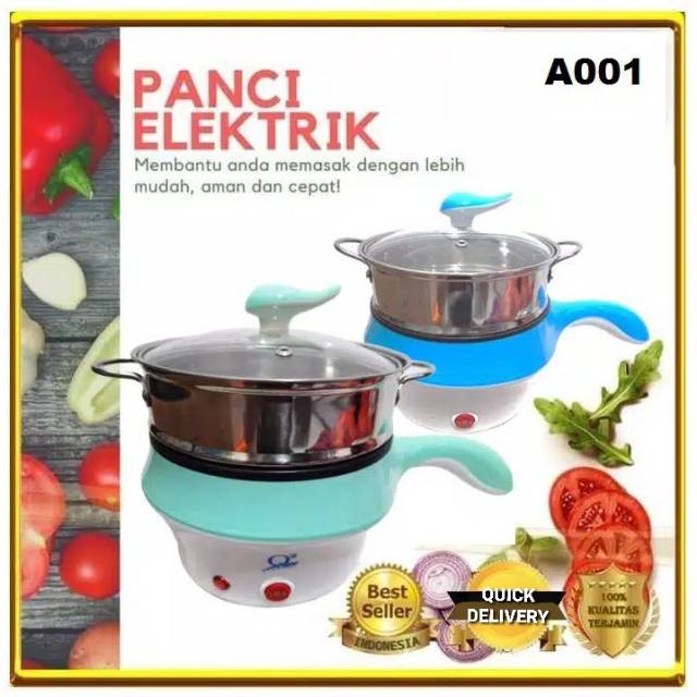  Alat  Masak  Panci Listrik Serbaguna  Stainless Steel 