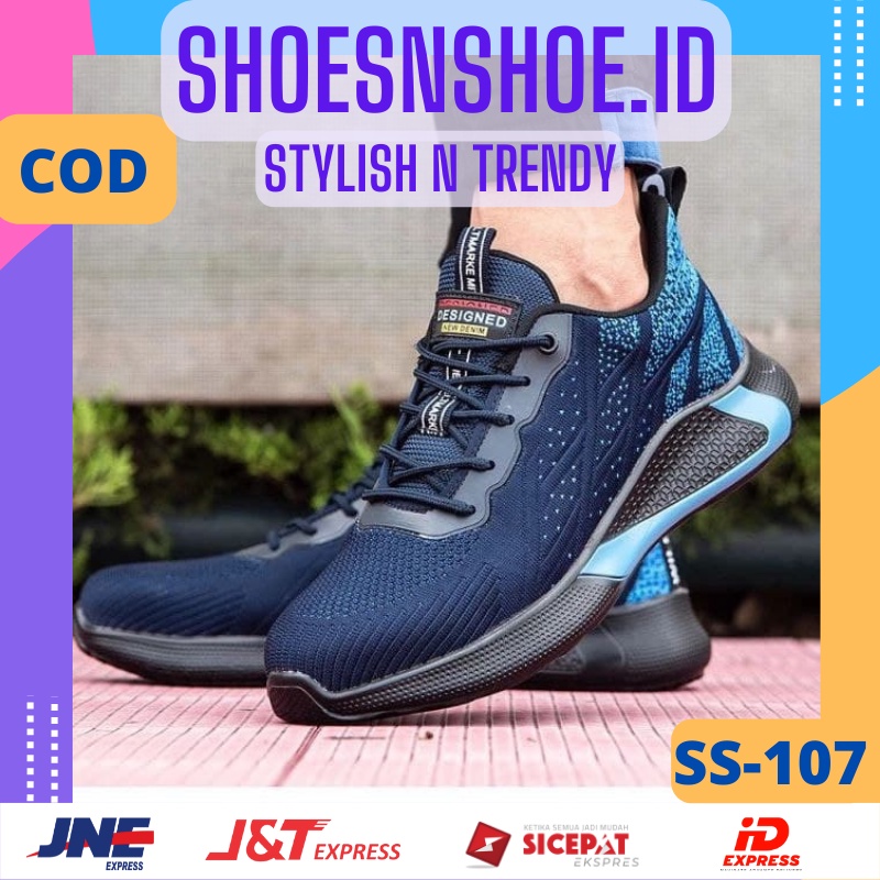 Sepatu Sneakers Kets Sport Pria Kasual Sepatu Olahraga Pria Sepatu Jogging Cowo Swpatu Laki laki Sep