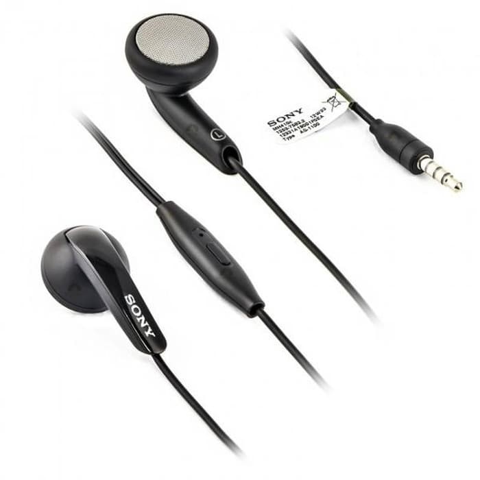 Hf handsfree headset earphone sony mh 410 c jack 3.5 mm original