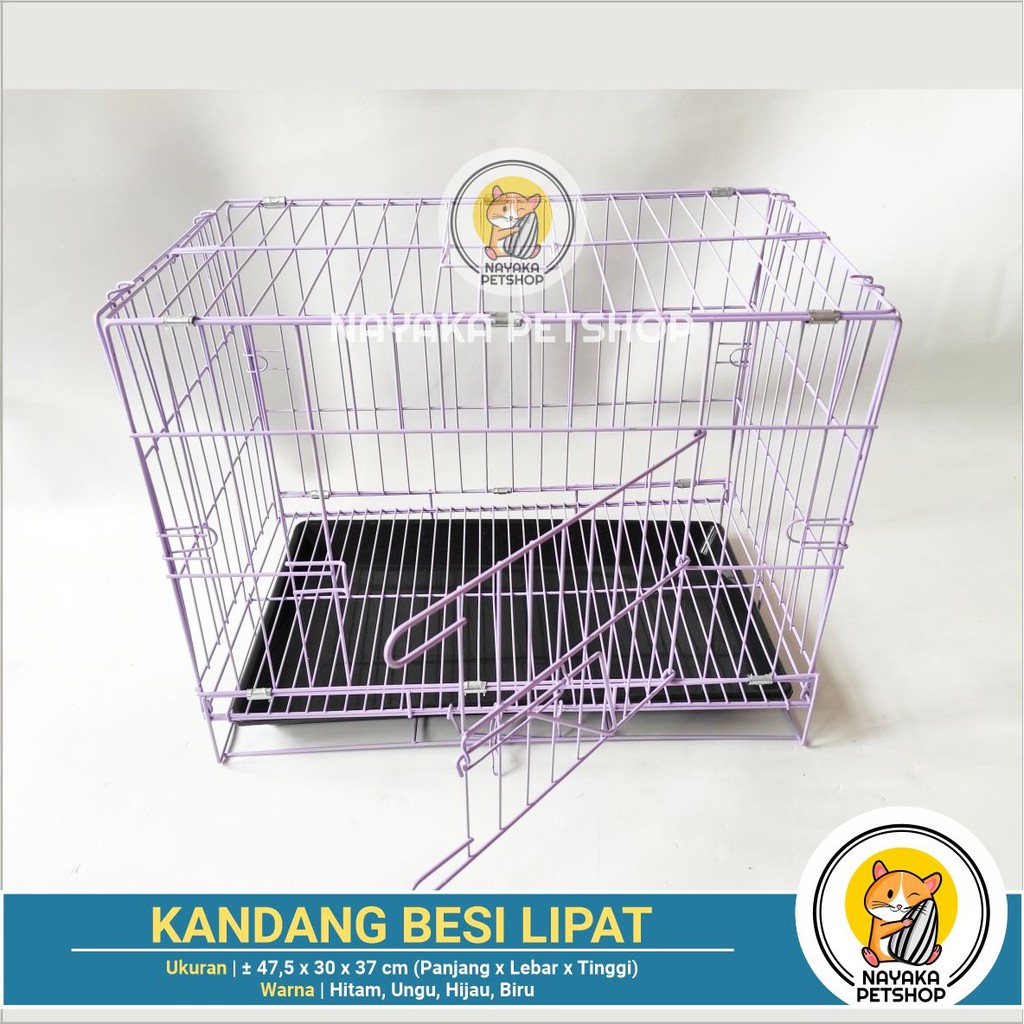 Kandang Kucing Murah Kecil Besi Lipat