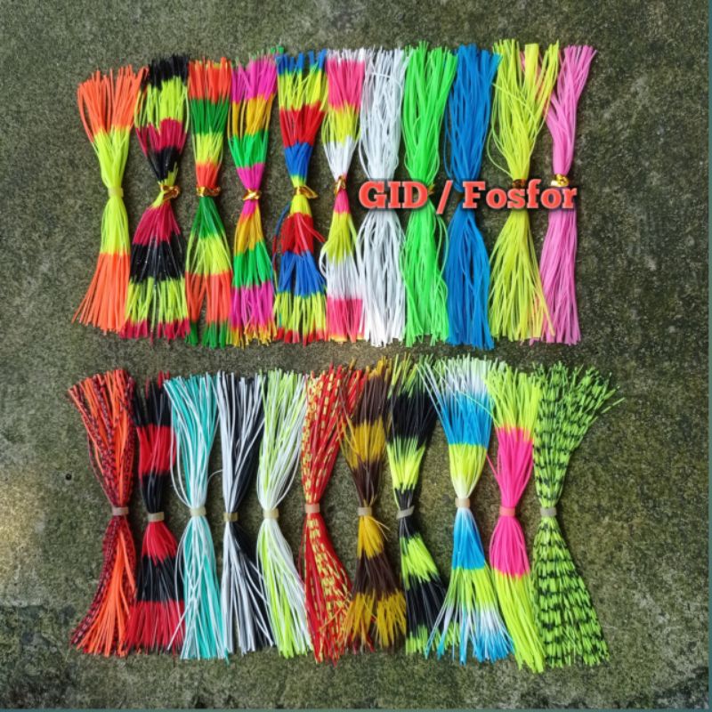 Ekor kodok / skirt (50 &amp; 40 strips)