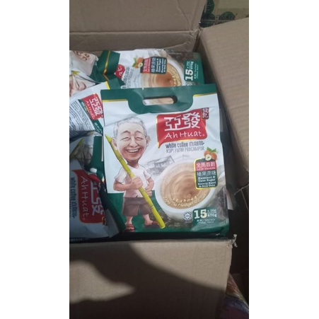 

Ah huat ahhuat white coffee Hazelnut & cane sugar 570 gr original Malaysia