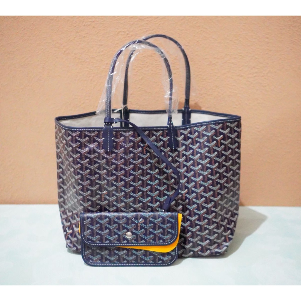 Goyard St Louis PM Navy