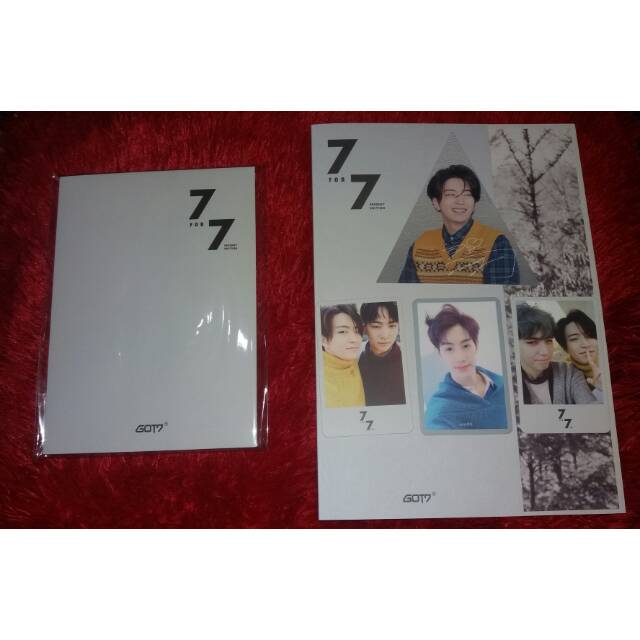 [BOOKED] GOT7 7FOR7 PRESENT EDITION ALBUM STARRY HOUR VERSION/CALENDAR CARD/PHOTOCARD SELFIE-UNIT-TR