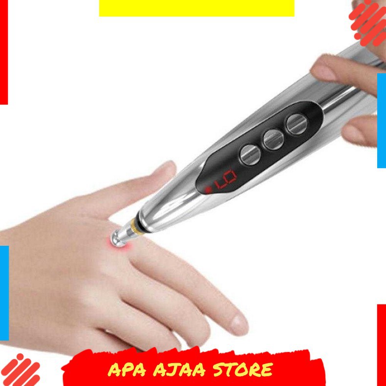 Terbaru ! LANBENA Alat Akupuntur Magnetic Therapy Pen Massager 9 Gears - W-912R