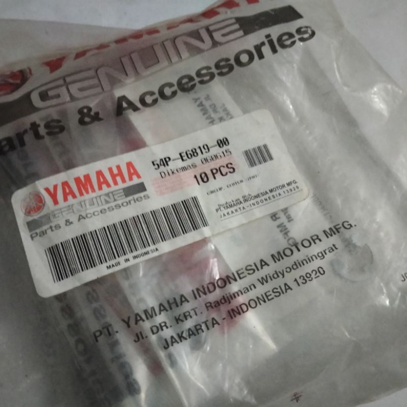 CIRCLIP KAMPAS GANDA MIO JT/SOUL GT ASLI YAMAHA 54P E6819 00