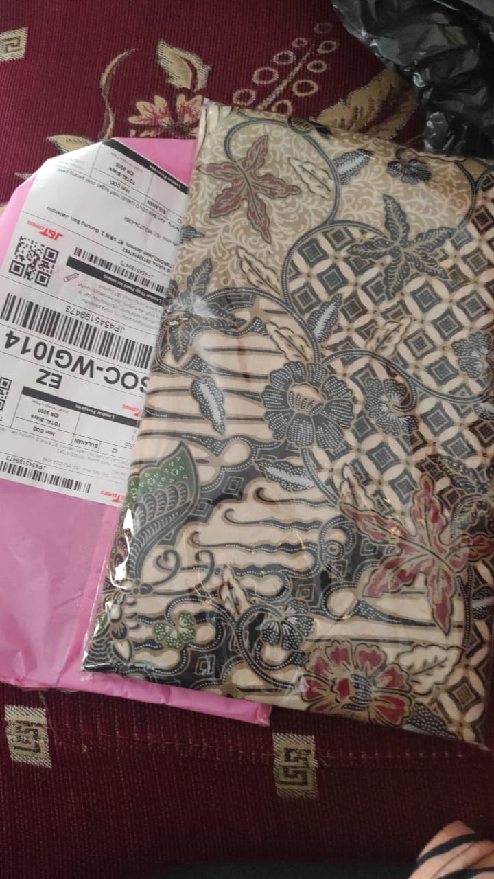 Kain Batik Solo (cabut) Motif Sogan Colet Parang Peksi