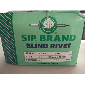 Paku Rivet 4,8 x 11 mm 1 dus @500 | Blind Rivet 4,8 x 11 mm