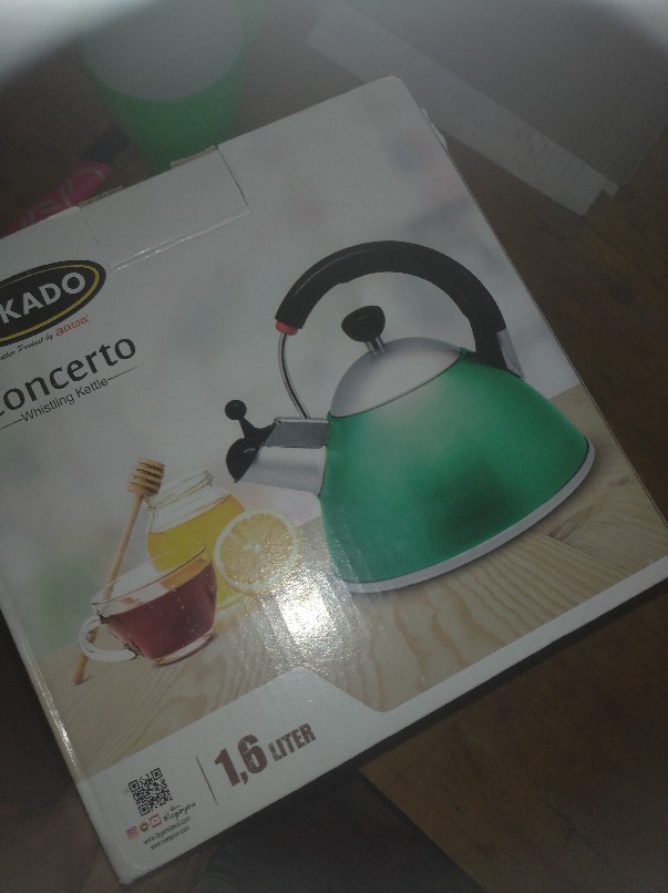 Teko Bunyi Concerto Anodized / Whistling Kettle 1,6 Liter Maspion Alcor Alumunium
