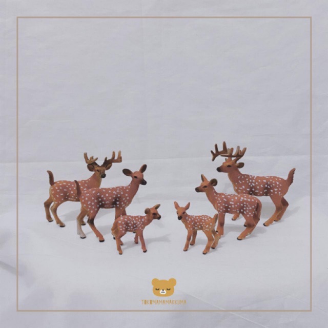 Animals Kingdom Figures Family : Sika Deer Series