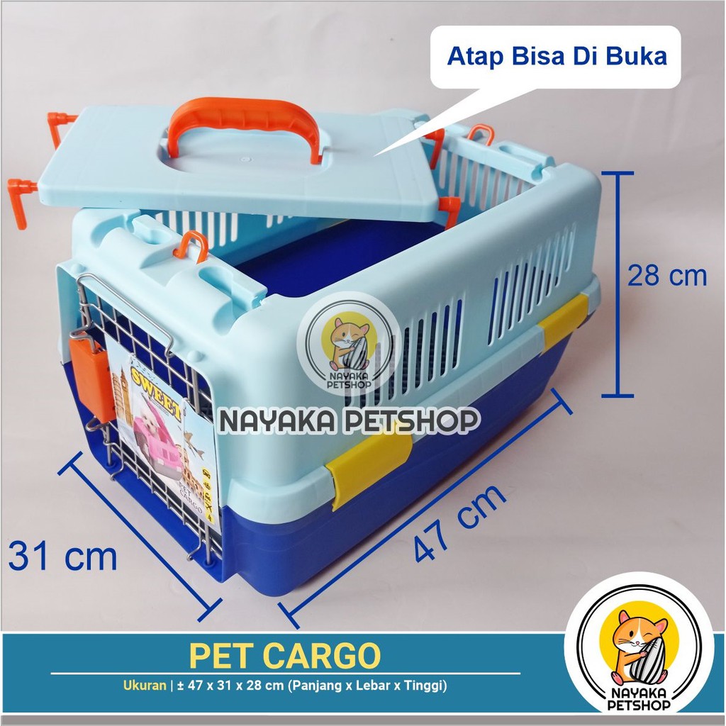 Pet Cargo Kucing Murah Pet Carrier Besar Travel Musang