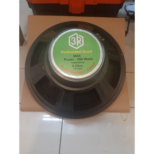 Speaker Component 3R 12 Inch Full range Magnet Besar 600 Watt 8 Ohm