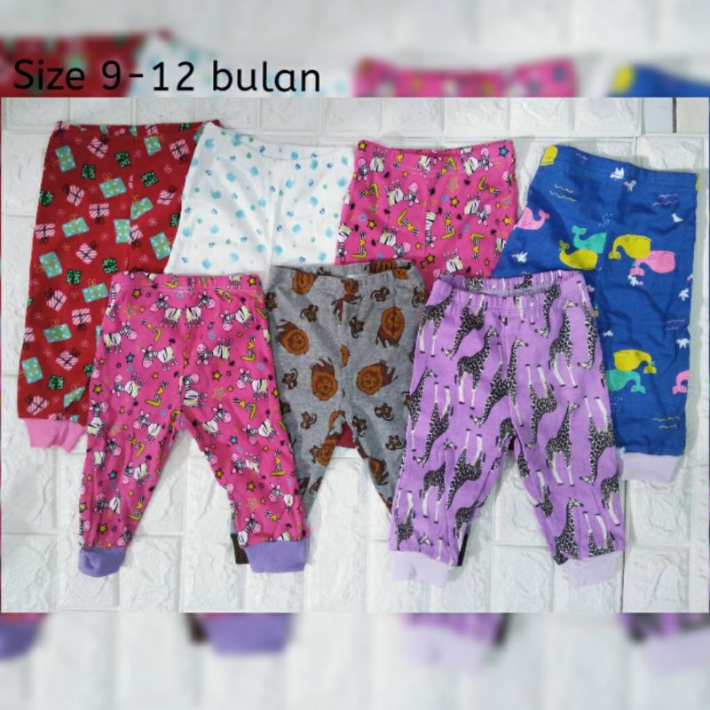 celana panjang cater's 0-18 bulan( cewek)