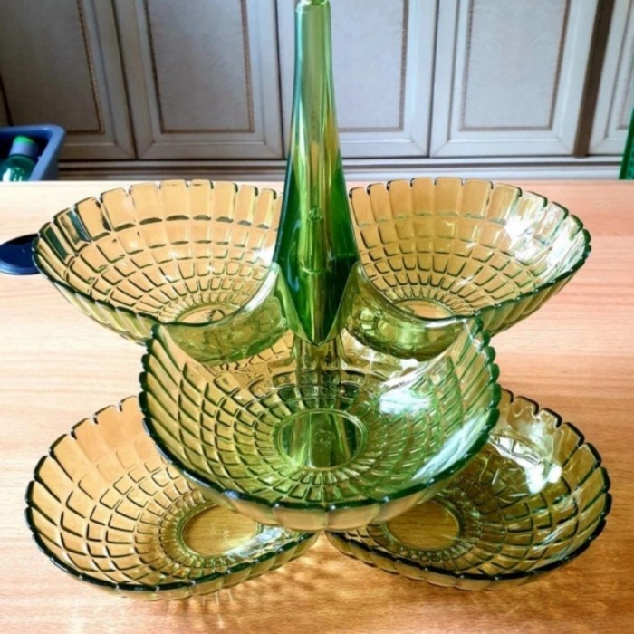 Wadah Penyimpanan Makanan Asvita Mecca Susun 2 Tempat Permen Nastar