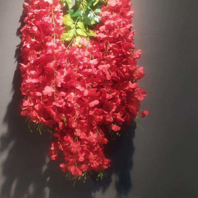 ✴ Wisteria Jumbo/ Bunga Artificial (harga perlusin) ●