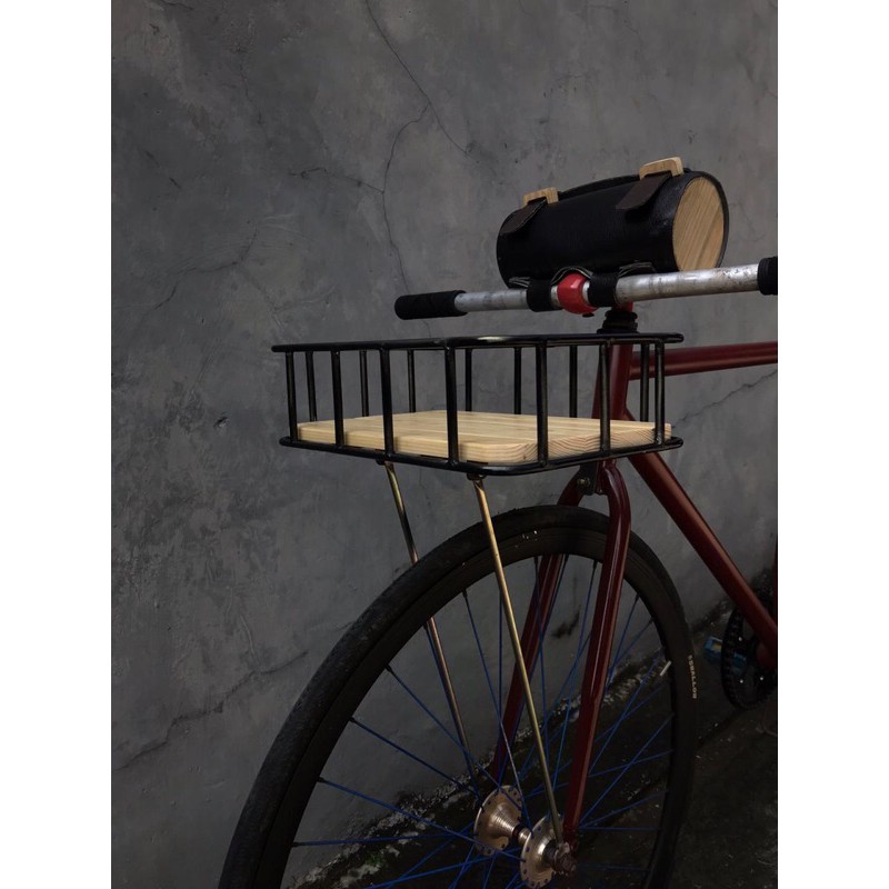 custom keranjang/ rak sepeda commuter, fixie, federal