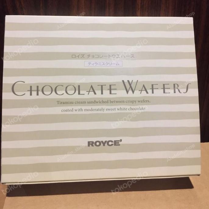 

ROYCE CHOCOLATE WAFERS TIRAMISU CREAM 12'S BOX DC51C1215