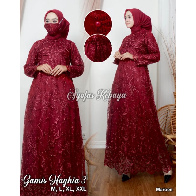 Kebaya Modern /Gamis / Gamis Modern / Kebaya Wisuda / Kebaya Brukat / Gamis Pesta / Kebaya Kondangan