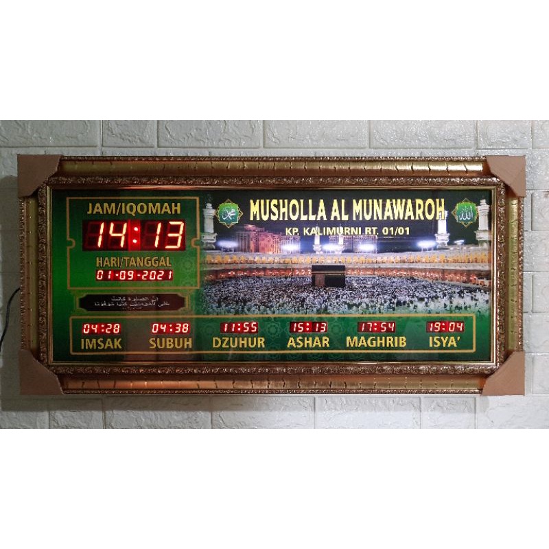 Jam Masjid Digital Jadwal Sholat