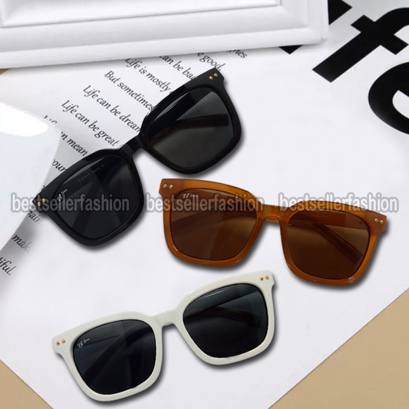 Terbaru Kacamata Hitam Wanita Pria Square Retro Female Sunglasses Kacamata Gaya Hitam Anti UV Protection Kacamata Dewasa Kaca mata Fashion Terkini Korean Style Kacamata Dewasa Terndy Hits Fashion Terbaru