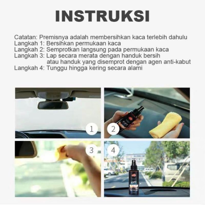 NANO COATING PELINDUNG ANTI AIR HUJAN EMBUN KACA MOBIL TRUEFUL 120ML/CAIRAN POLES MOBIL NANO CERAMIC COATINH TRUEFUL CAR WINDSHIELD SERBAGUNA