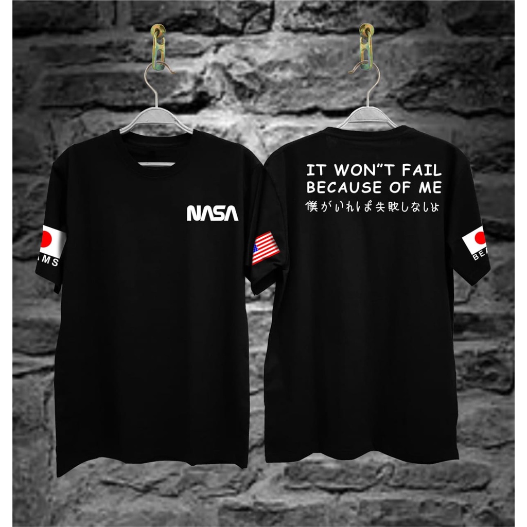 RENGOKU CLOTHES-BAJU KAOS DISTRO NASA BENDERA AMERIKAxJAPAN LOGO TERBARU DAN TERPOPULER // BAJU KAOS