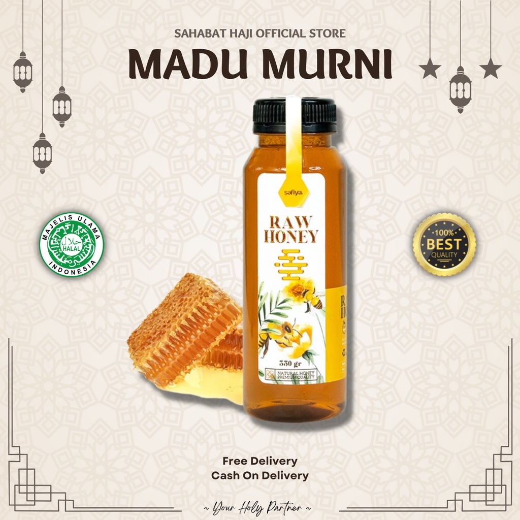 

Madu Murni Asli Super Premium (650 gram) - Safiya Herbal Premium Original Food