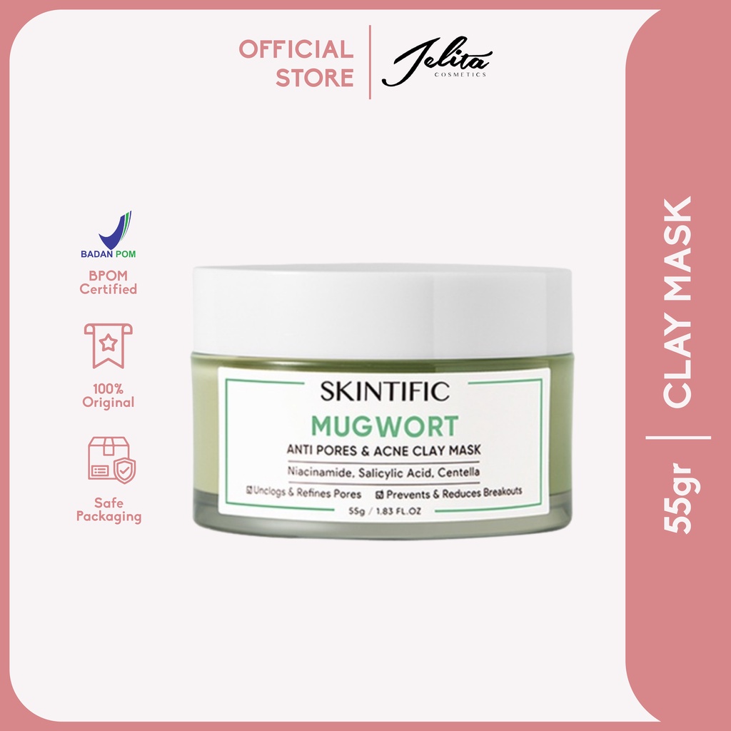 Skintific Mugwort Anti Pores &amp; Acne Clay Mask