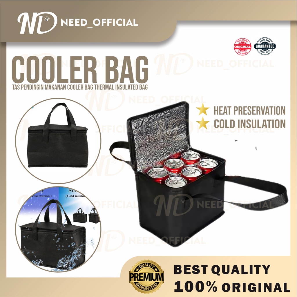 Tas Pendingin/Penghangat Makanan & Minuman Portable Cooler Box Bag Thermal Insulated Kulkas Mini