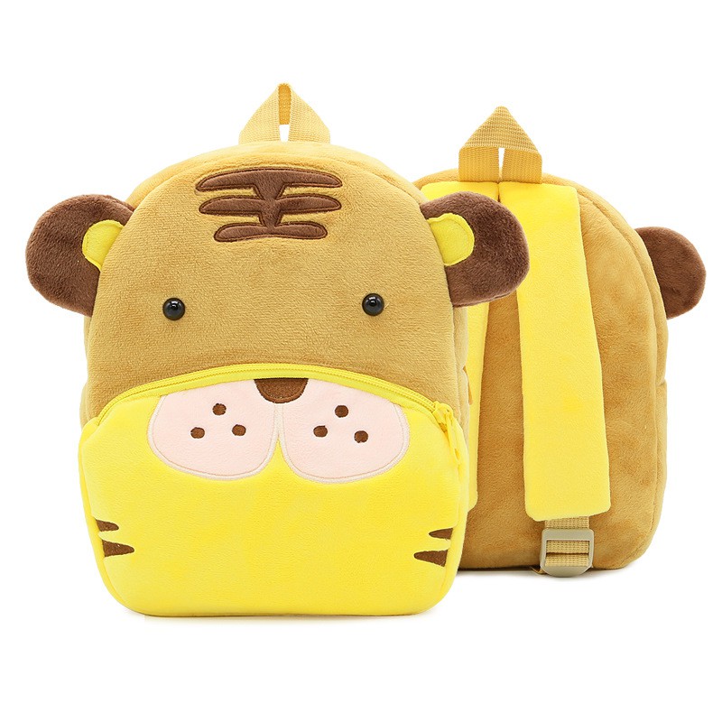 TAS RANSEL ANAK KARAKTER ANIMAL TIGER / Kids Bag for Boy Toddler School Cartoon Children Backpack