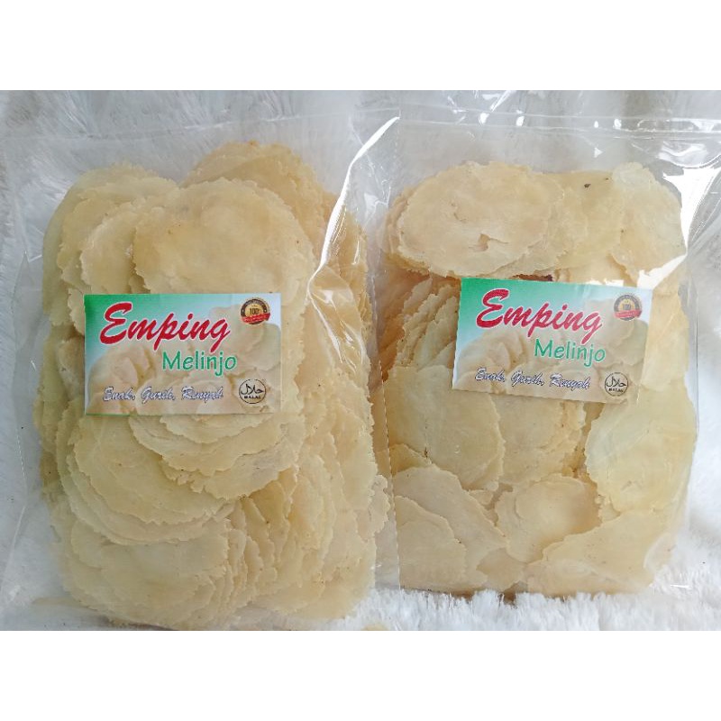 

EMPING MELINJO MENTAH TIPIS SUPER RENYAH KEMASAN 500gr