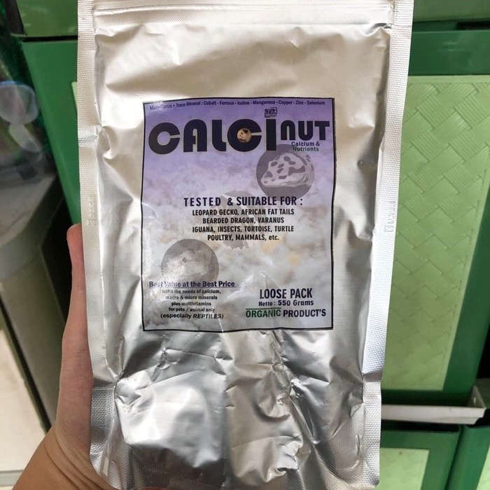 

Calcinut 650 Gr Kalsium Reptile / Hewan - Kemasan 550Gr