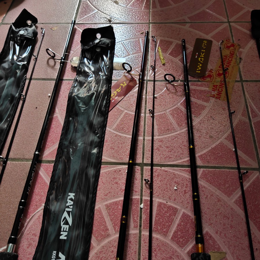 Rod Joran Walesan Kaizen Kagi carbon Alat Pancing