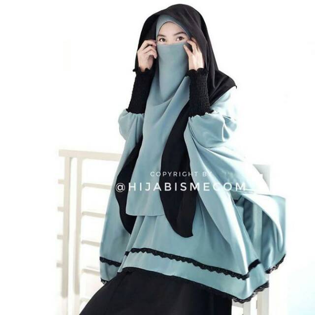 Gamis libelle two tone original by hijabisme