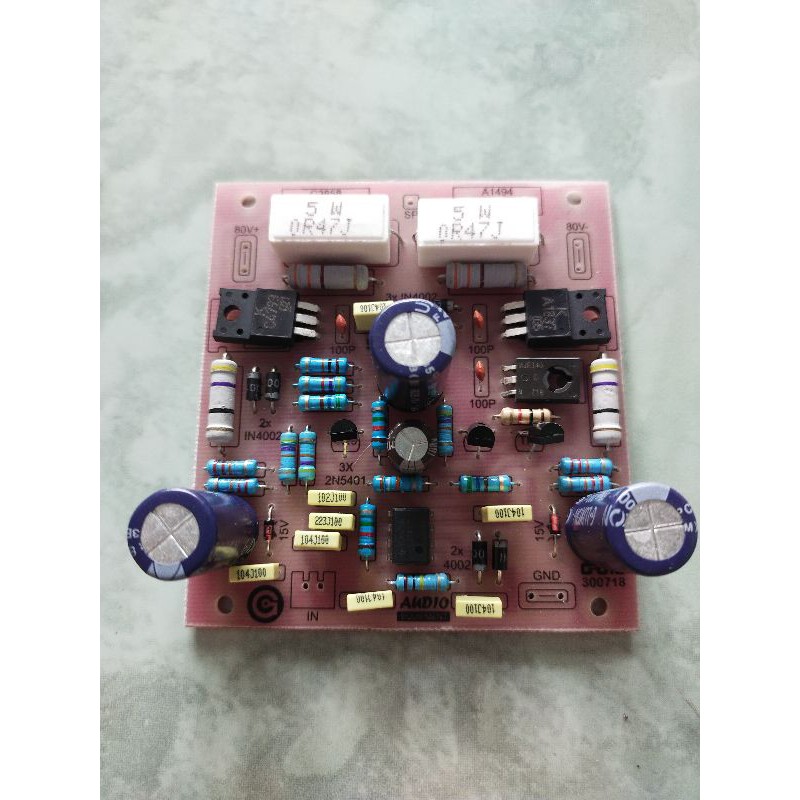 driver super ocl 506 pcb fiber elko besar//komponen bagus